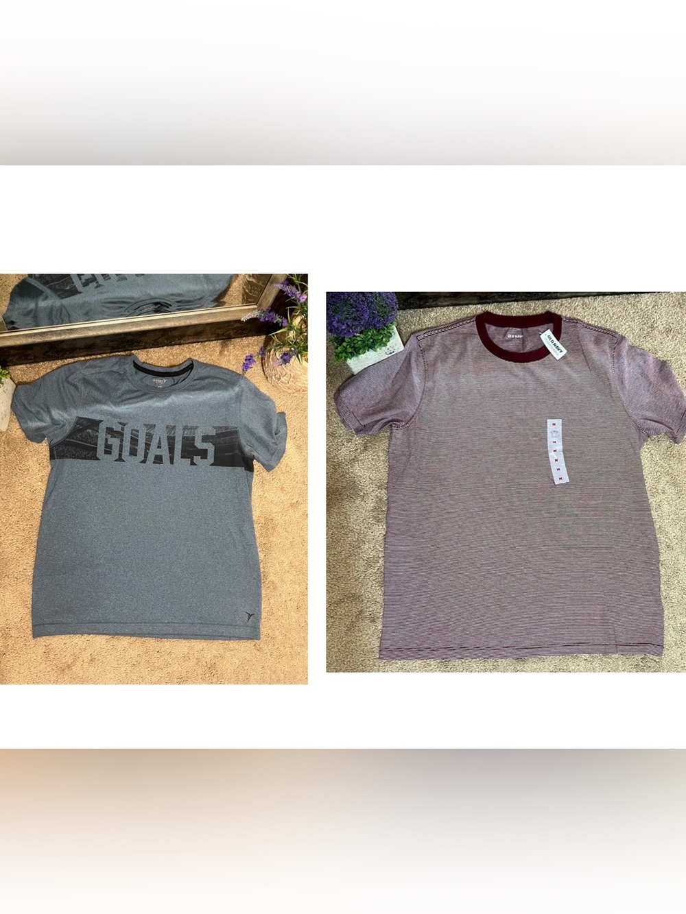 2 men’s M short sleeve tee